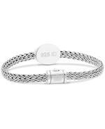 DEVATA Bali Dragon Bone Chain Sterling Silver Bracelet 
