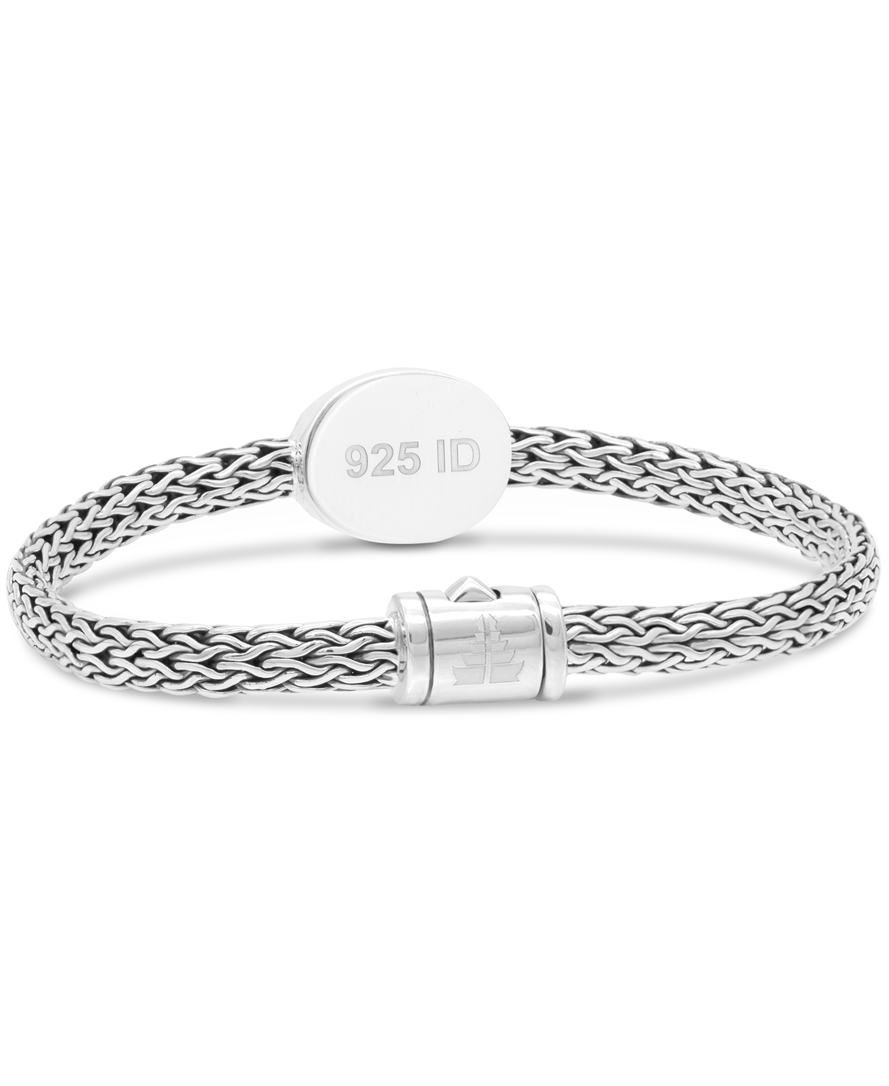 DEVATA Bali Dragon Bone Chain Sterling Silver Bracelet 