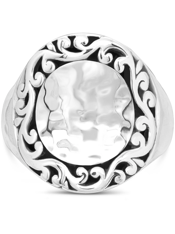 DEVATA Bali Sterling Silver Statement Ring