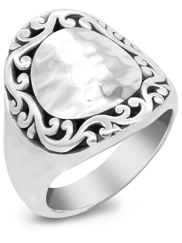 DEVATA Bali Sterling Silver Statement Ring