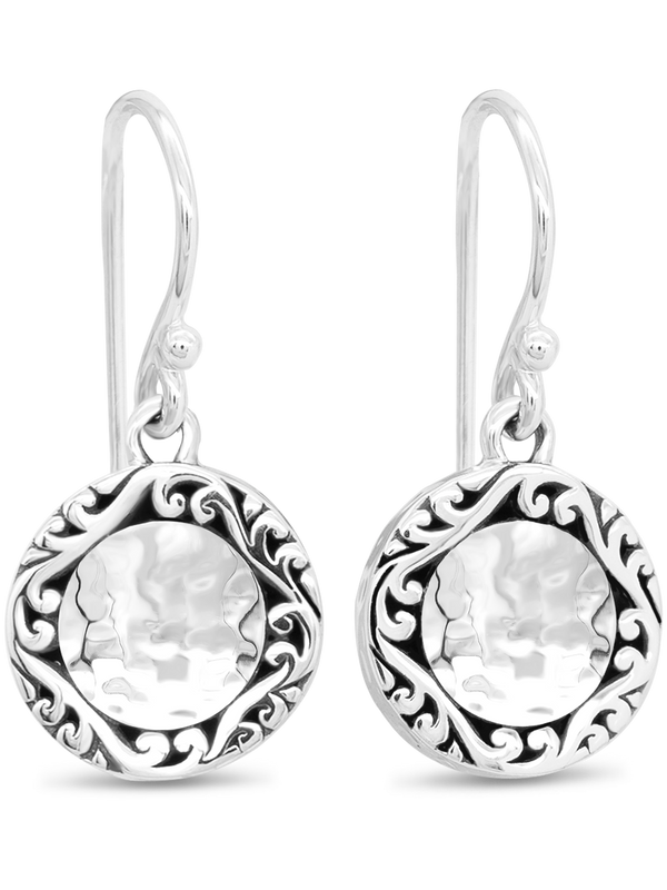 DEVATA Bali Sterling Silver Drop Earrings