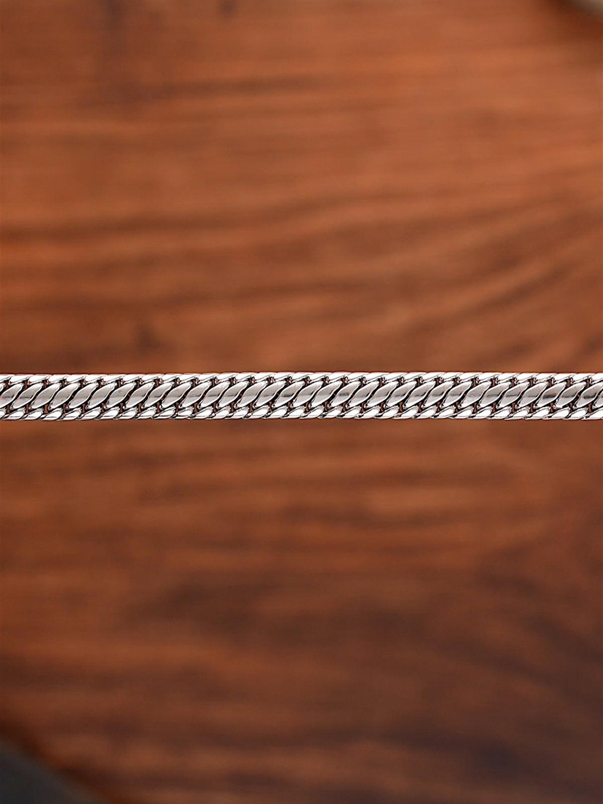 DEVATA Bali Snake Chain Bracelet Sterling Silver 