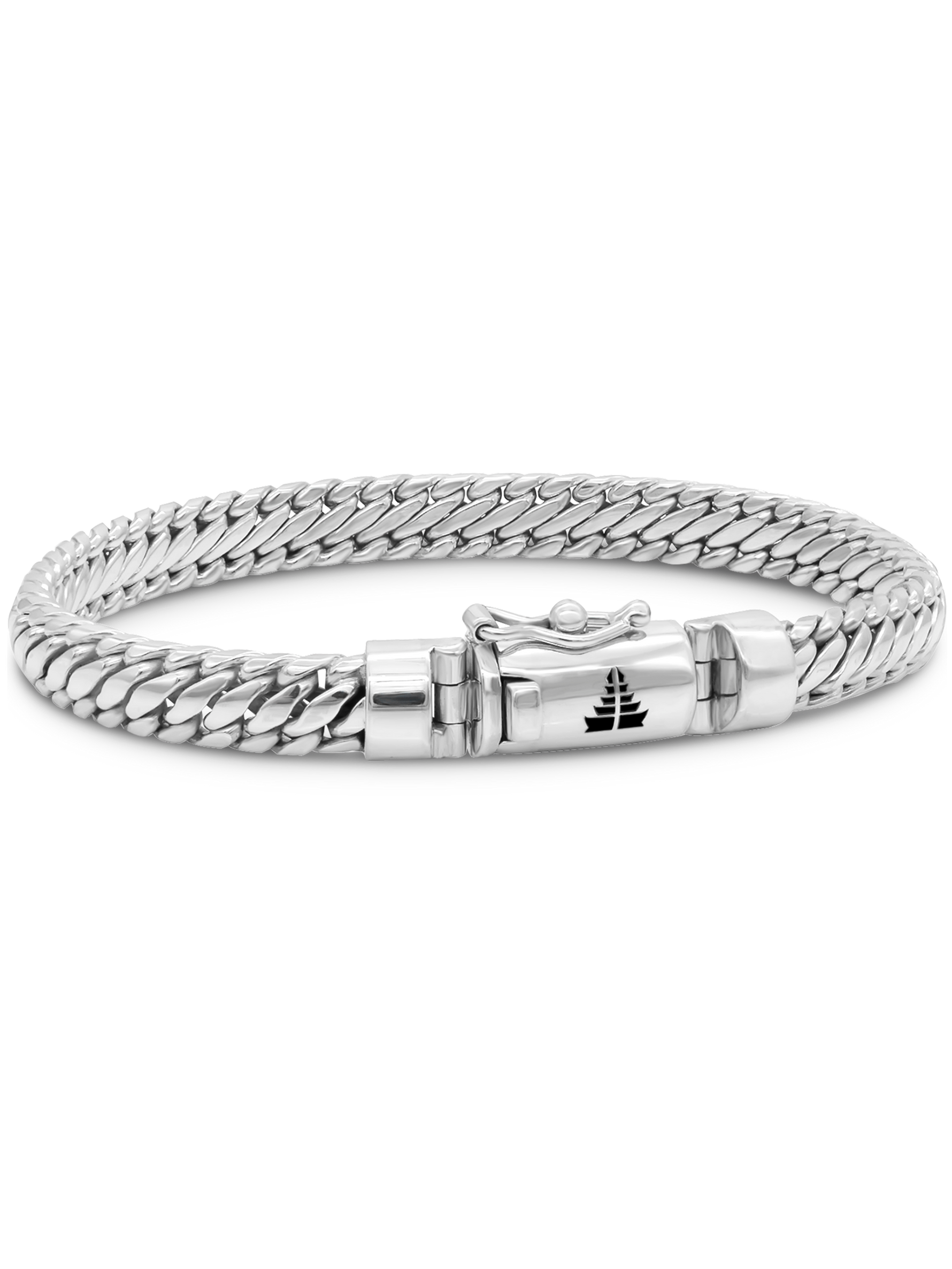 DEVATA Bali Snake Chain Bracelet Sterling Silver 