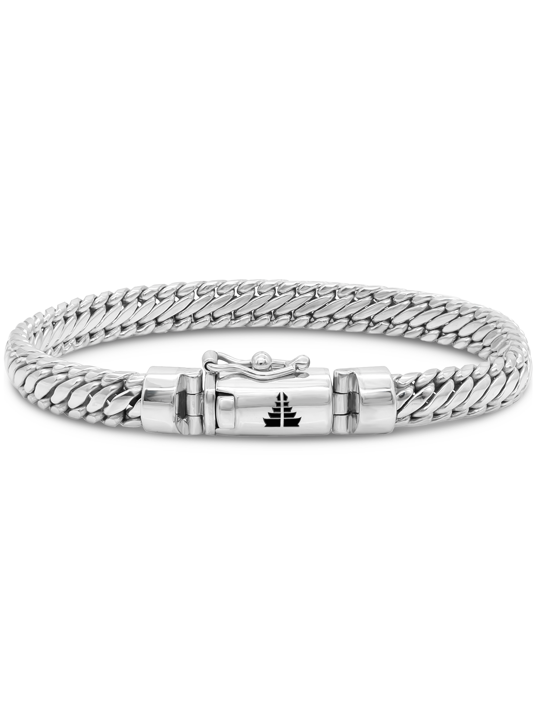 DEVATA Bali Snake Chain Bracelet Sterling Silver 