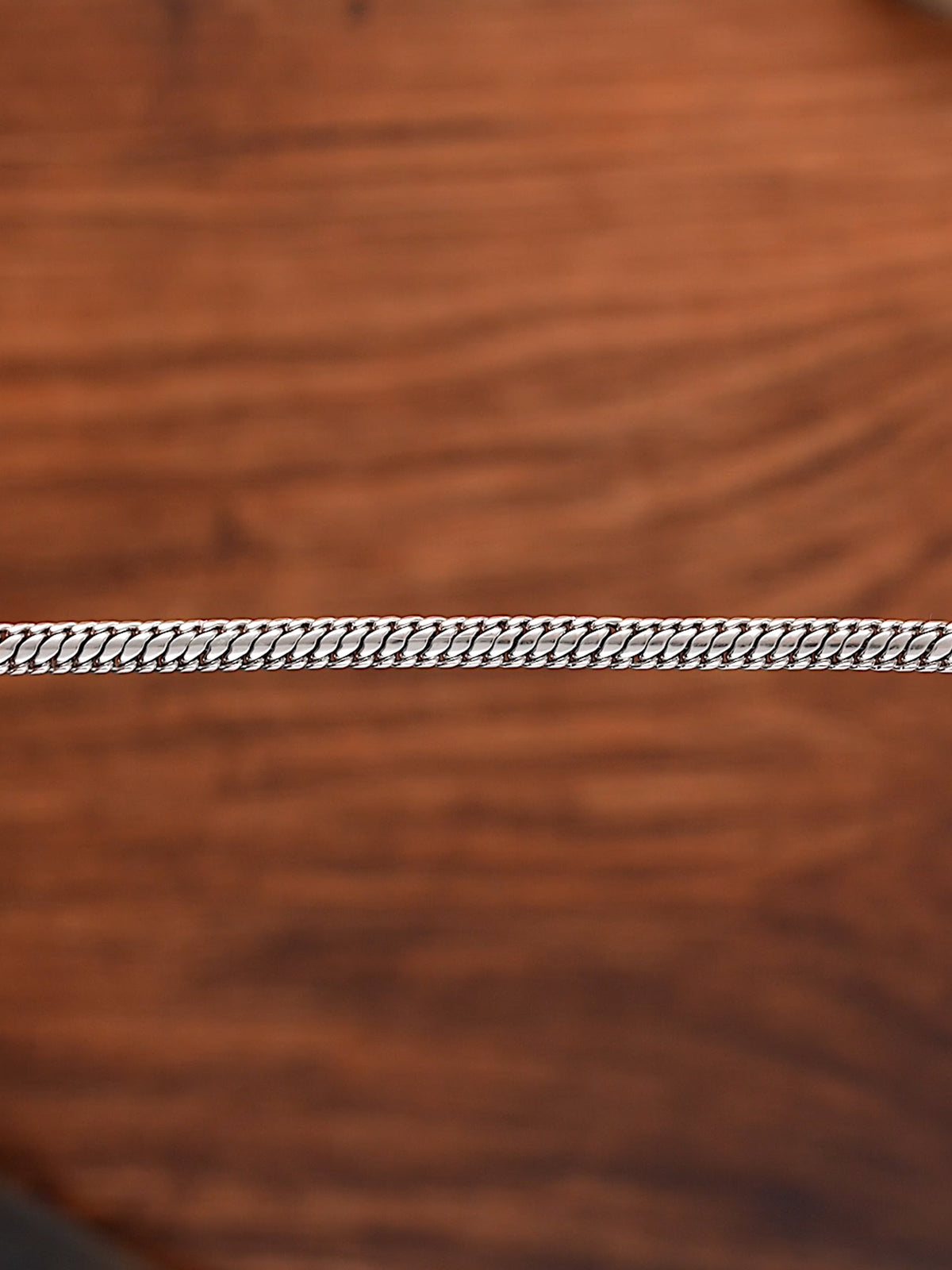DEVATA Bali Snake Chain Bracelet Sterling Silver 