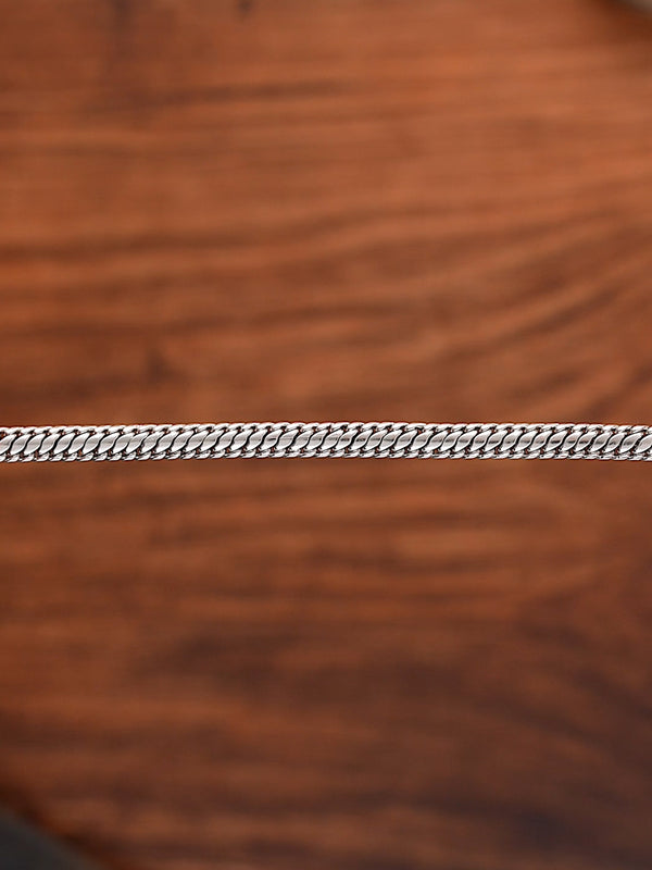 DEVATA Bali Snake Chain Bracelet Sterling Silver 