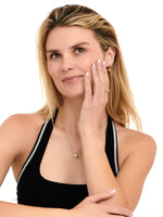 DEVATA Sweet Heart Eternity Band Ring in Gold Plated Sterling Silver