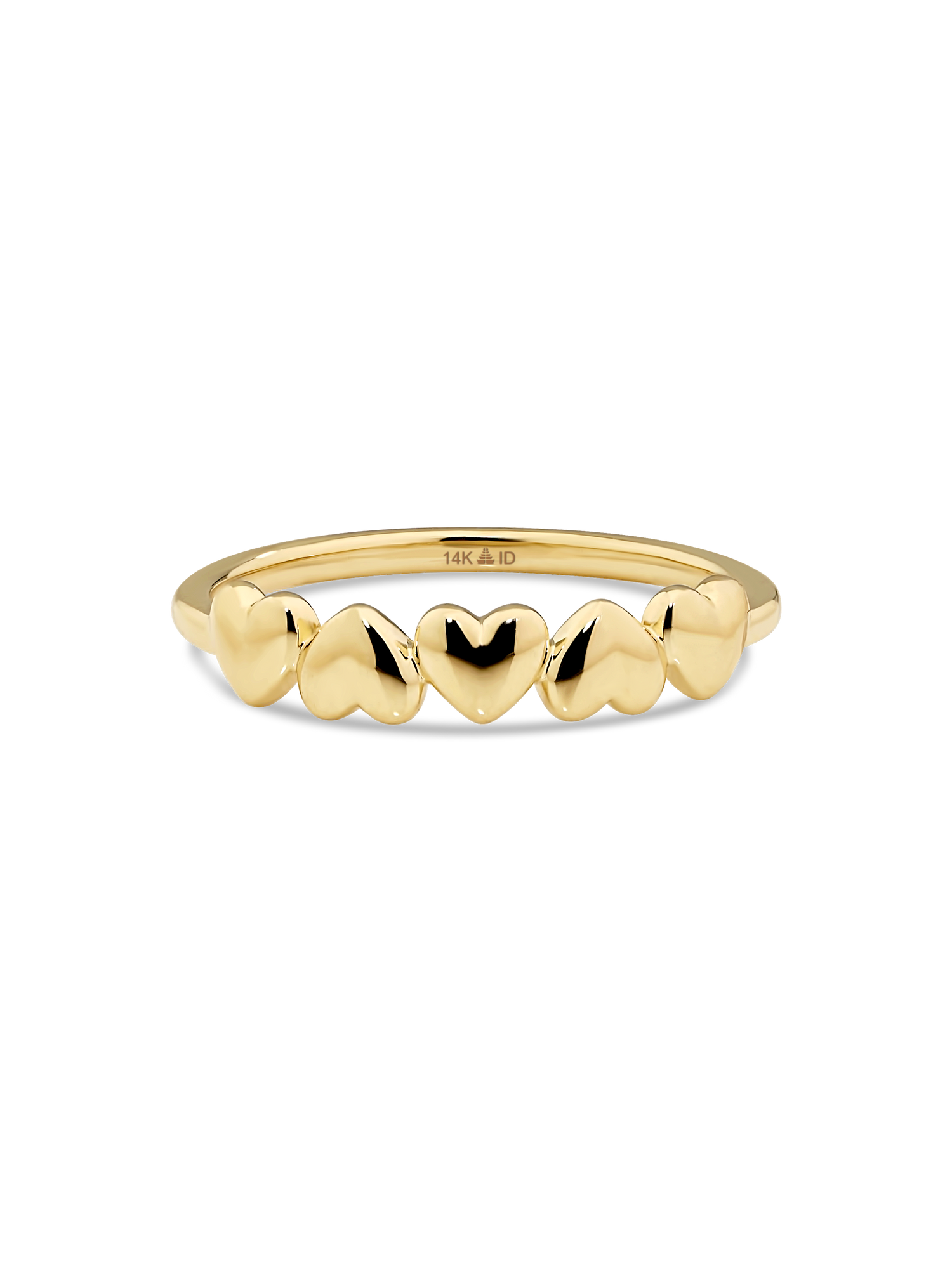 Devata Sweet Heart Ring in 14K Gold