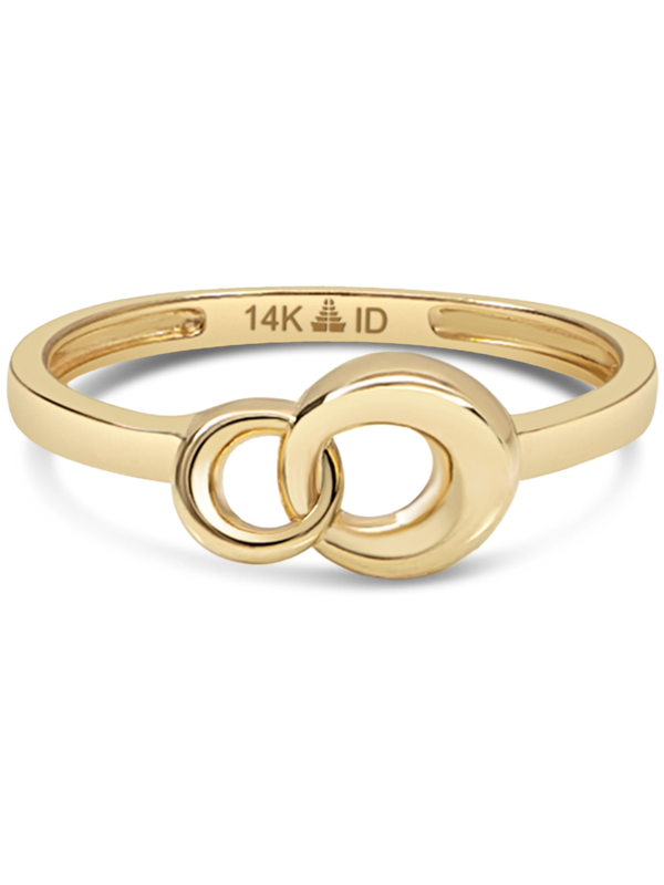 14K Gold Love Knot Ring