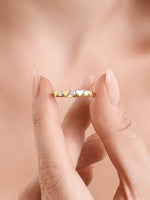 14K Gold Heart Lab Grown Diamond Ring