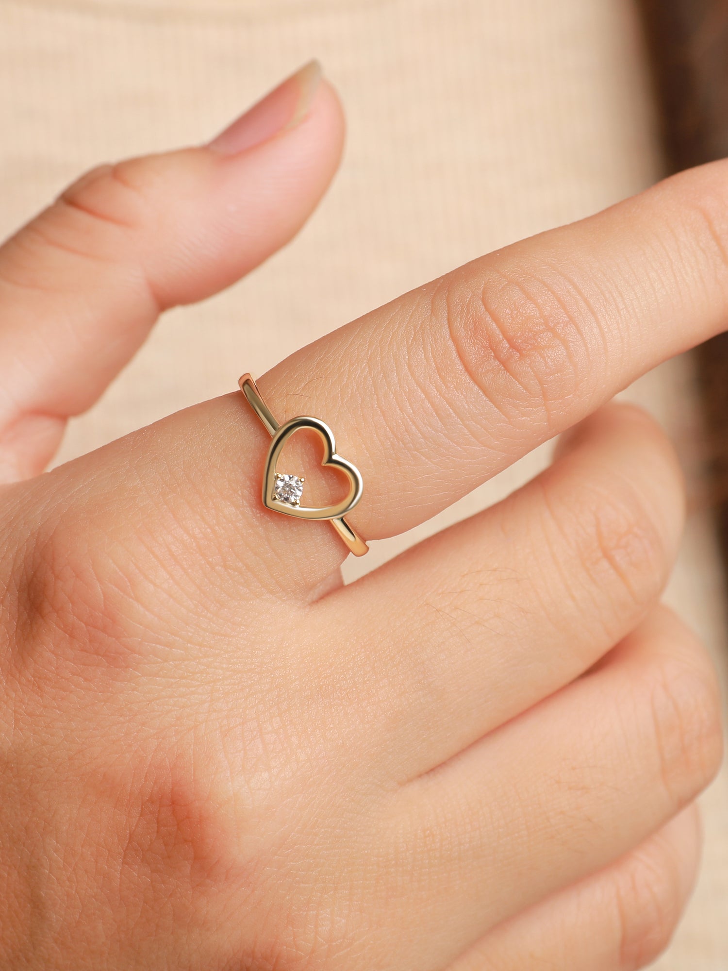 Open Heart Ring