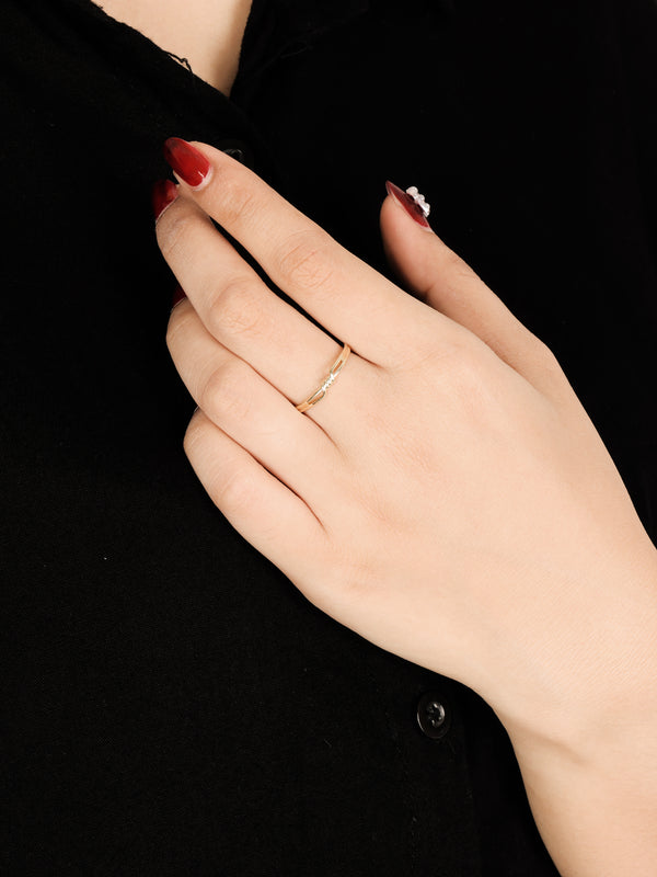 14K Gold Love Knot Ring