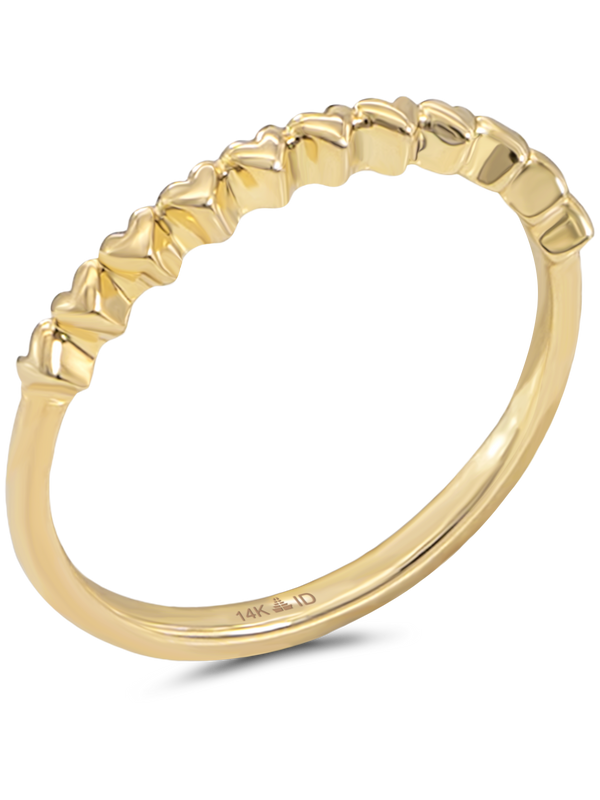 14K Gold Sweet Heart Ring