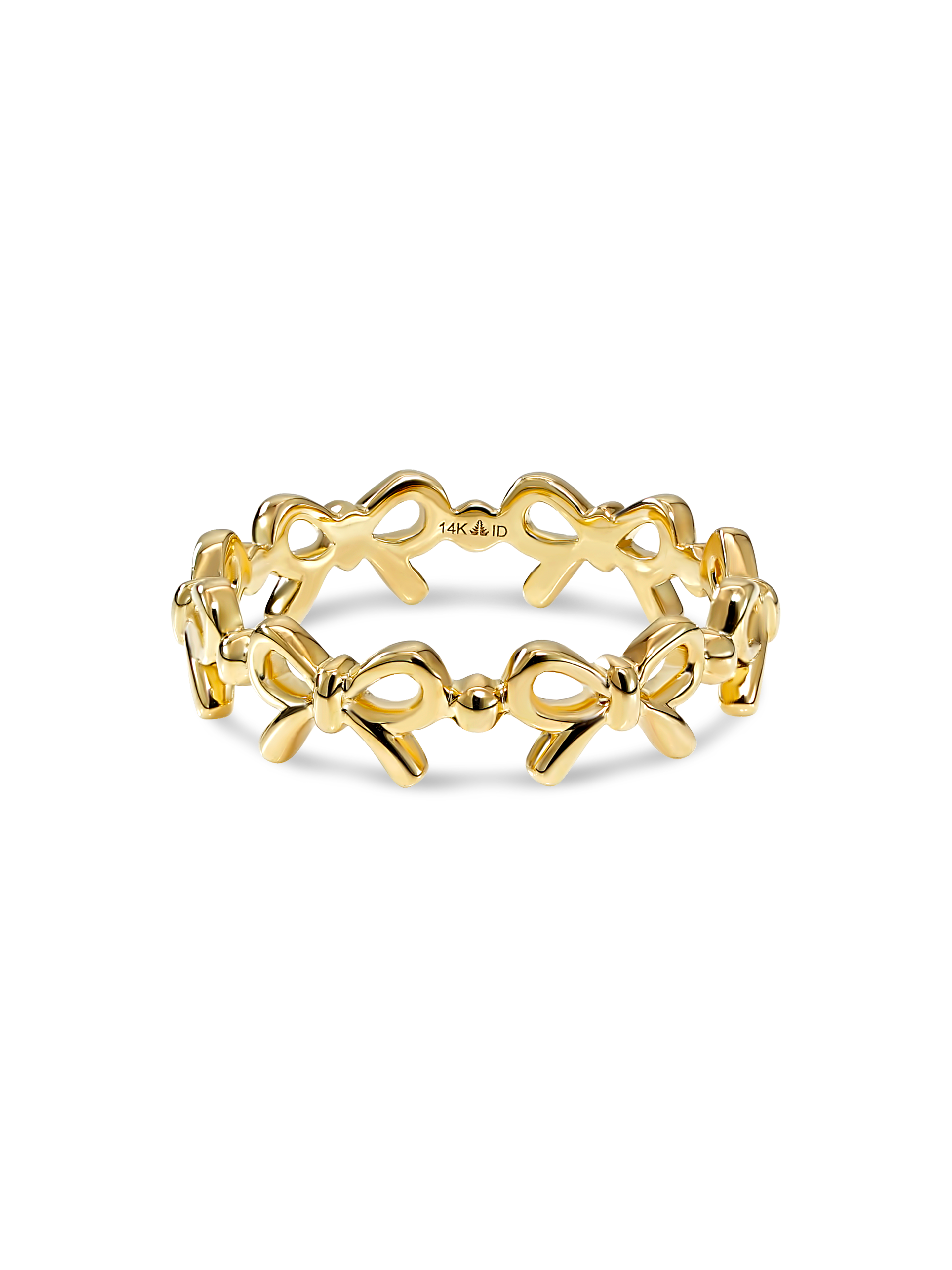 Devata Bow Ring in 14K Gold