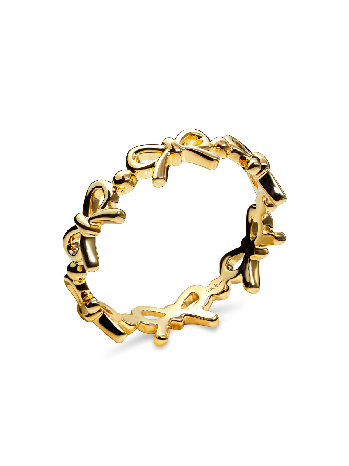 Devata Bow Ring in 14K Gold