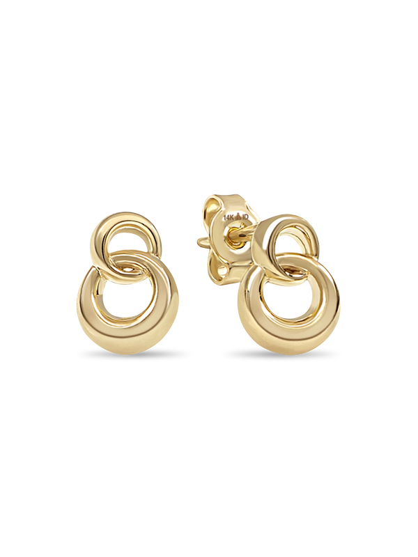 Love Knot Stud Earrings
