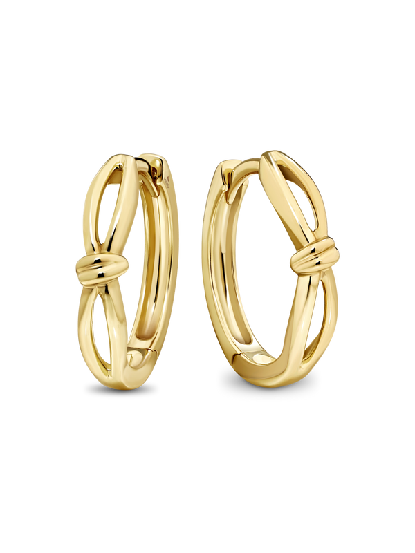 Love Knot Hoop Earrings