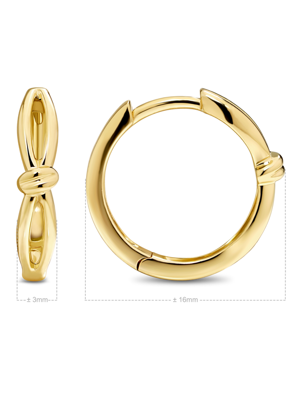 Love Knot Hoop Earrings