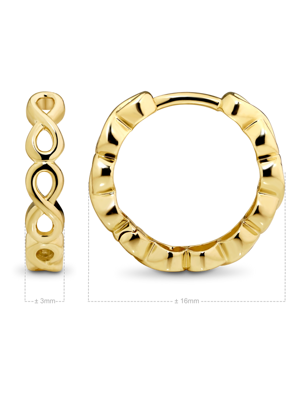 Infinity Hoop Earrings