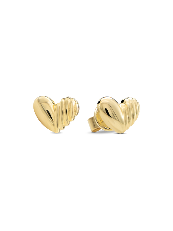 Sweet Heart 9x7mm Stud Earrings