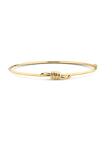Devata Love Knot Bangle Bracelet in 14K Gold