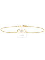 Infinity Marquise Lab Grown Diamond Chain Bracelet in 14K Gold