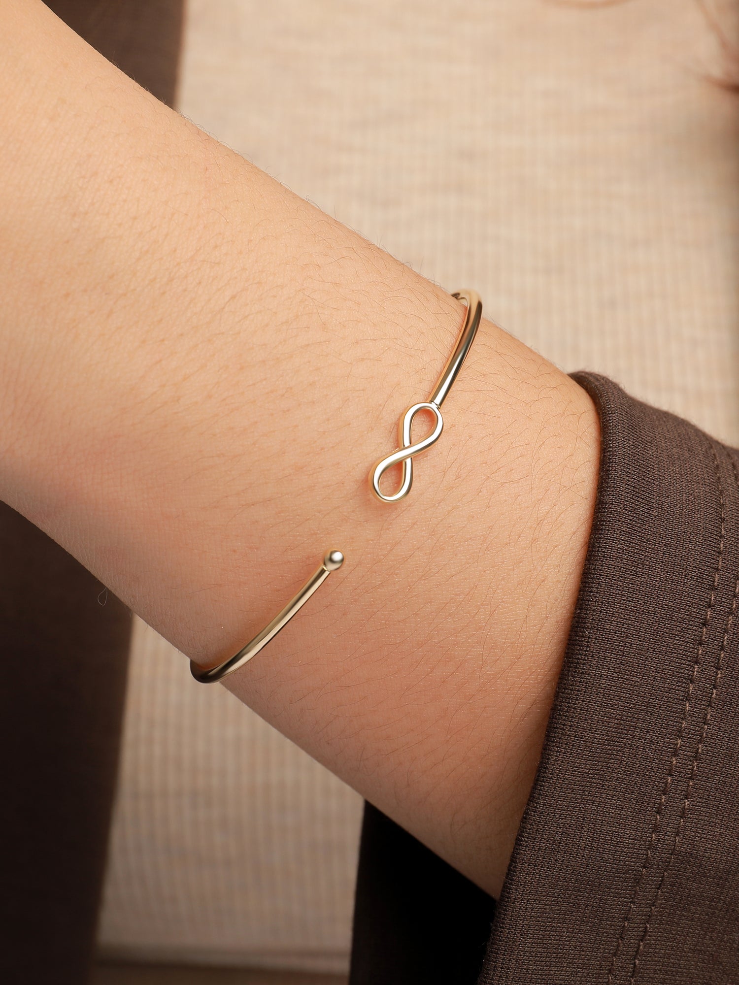 Infinity Bangle Bracelet