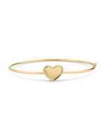 Devata Sweet Heart Bangle Bracelet in 14K Gold