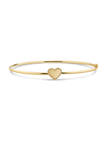 Devata Sweet Heart Bangle Bracelet in 14K Gold