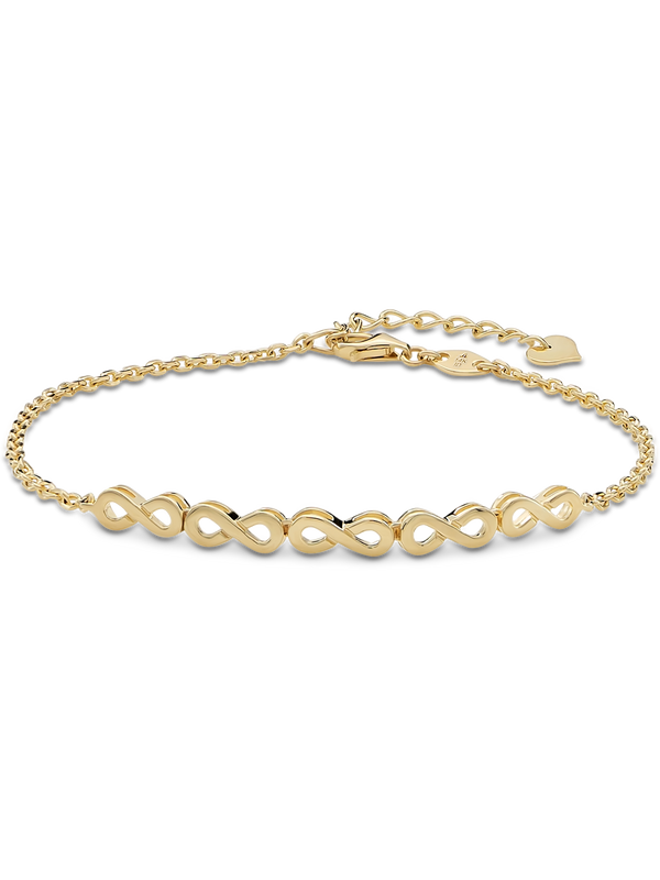 DEVATA Infinity Chain Bracelet 14K Gold