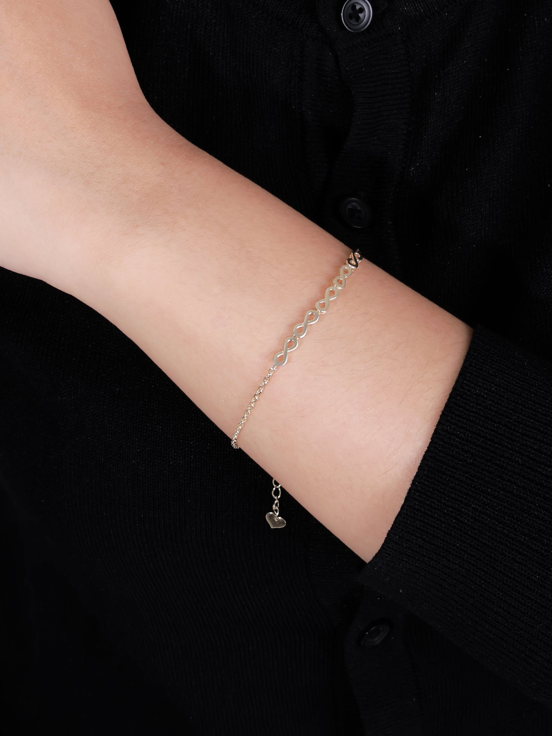 DEVATA Infinity Chain Bracelet 14K Gold