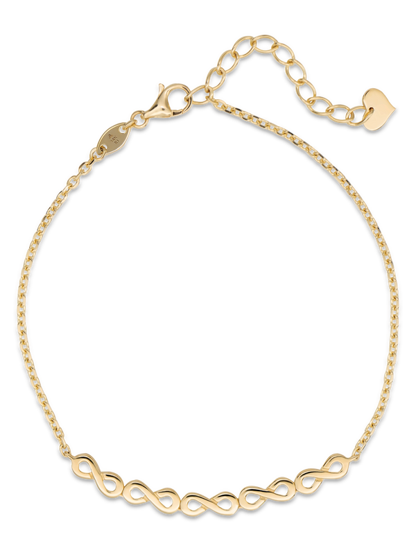 DEVATA Infinity Chain Bracelet 14K Gold