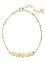 DEVATA Sweet Heart Chain Bracelet 14K Gold