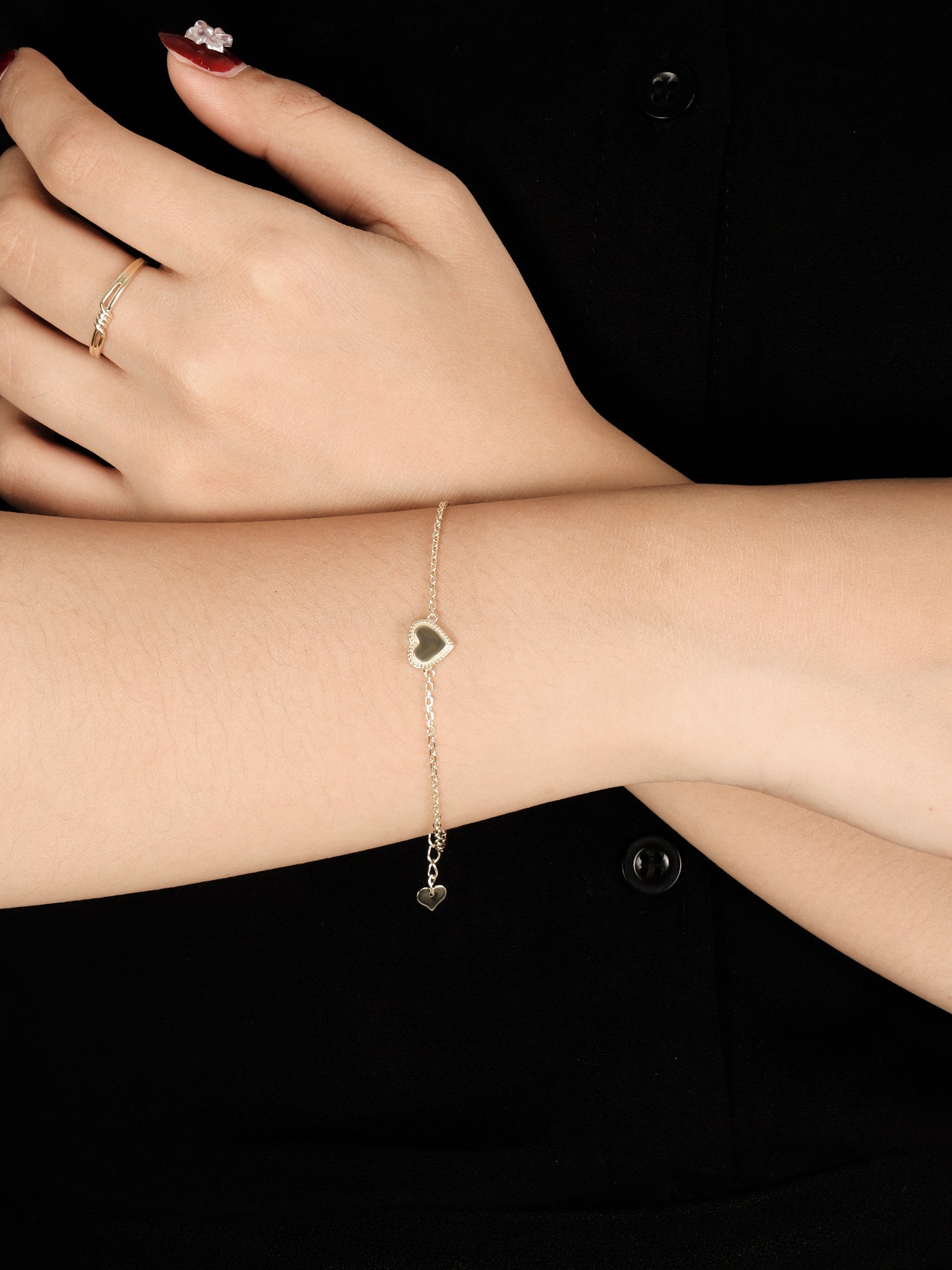 DEVATA Sweet Heart Chain Bracelet