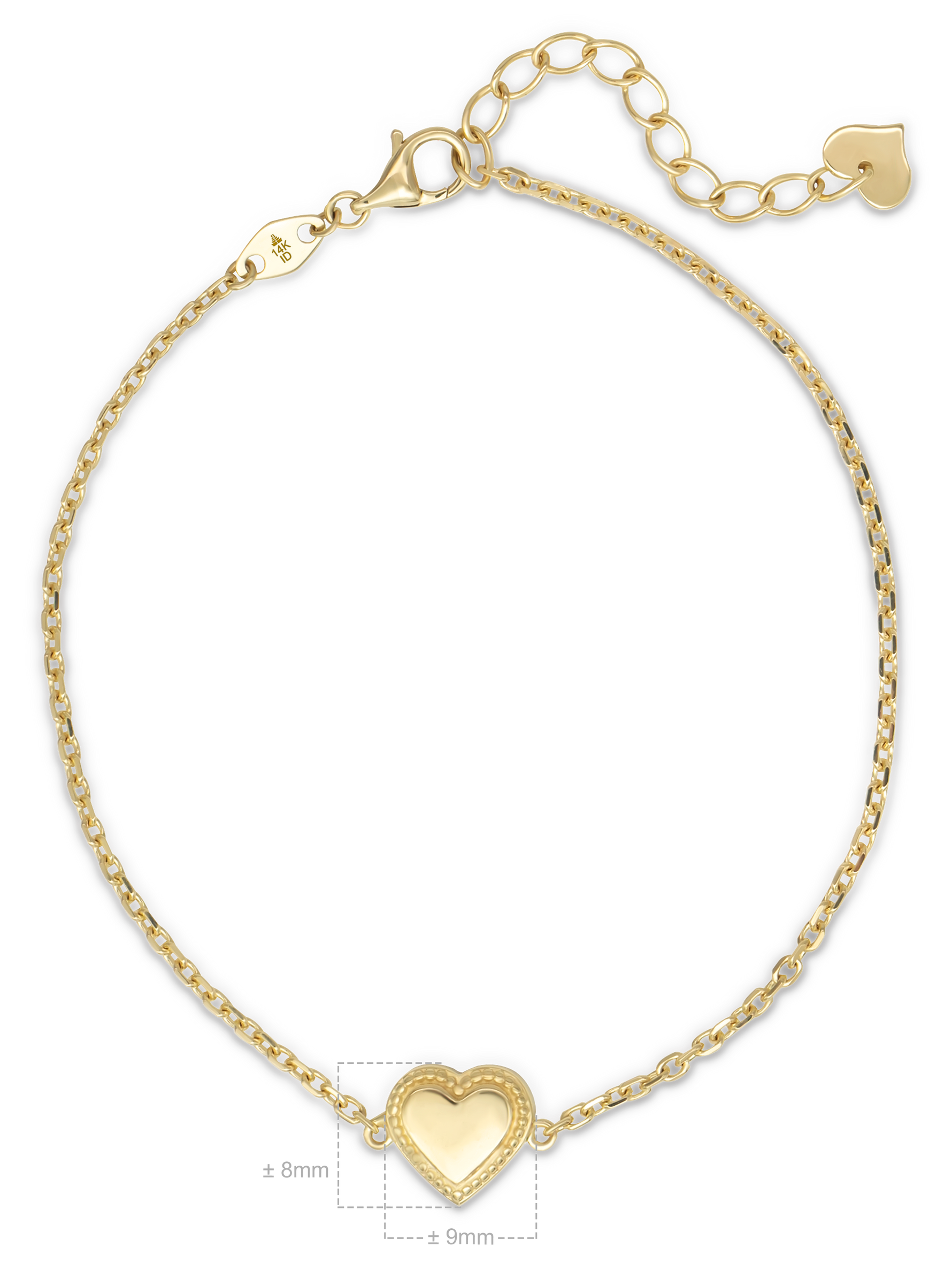 DEVATA Sweet Heart Chain Bracelet