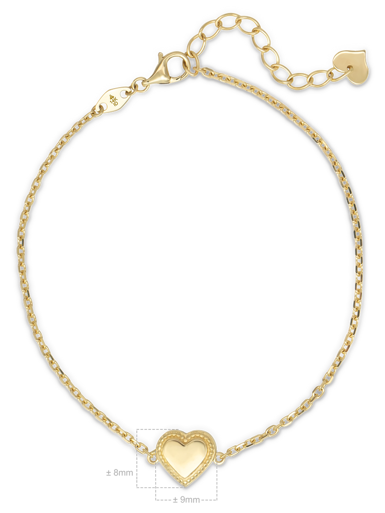 DEVATA Sweet Heart Chain Bracelet