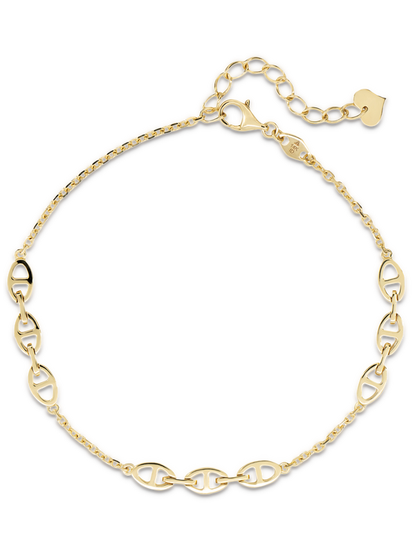 DEVATA 14K Gold Valentino Chain Bracelet