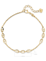 DEVATA 14K Gold Valentino Chain Bracelet