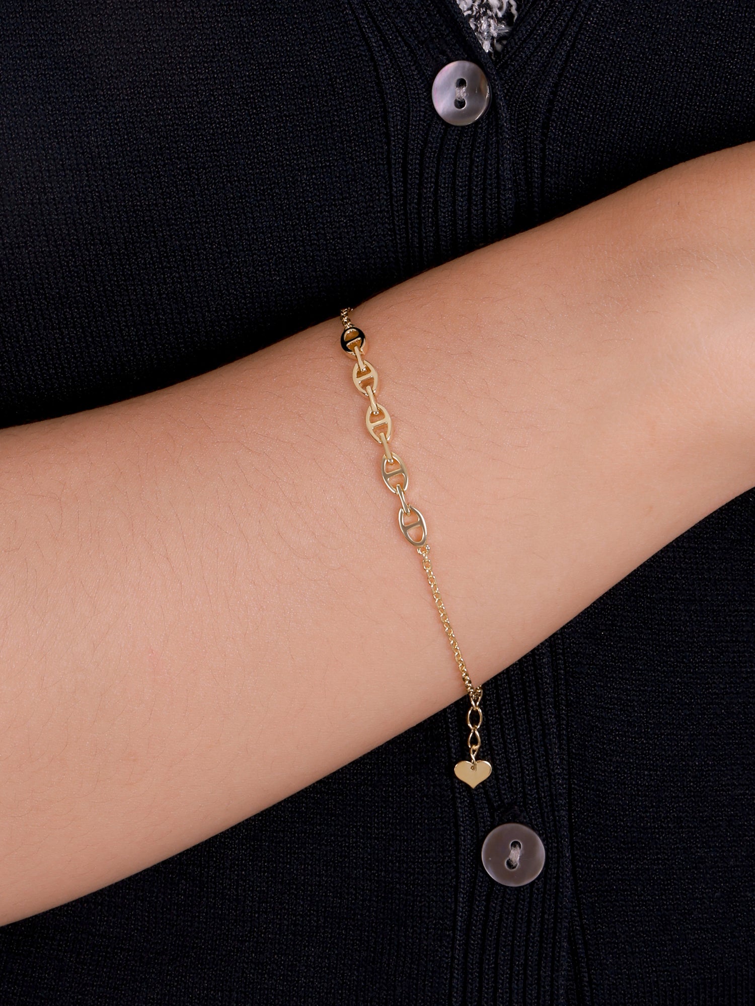 Mariner Anchor Chain Bracelet