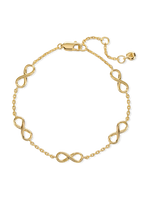 DEVATA Infinity Chain Bracelet in Gold Plated Sterling Silver