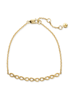 Infinity Chain Bracelet in Gold Plated Sterling Silver