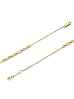 Infinity Chain Bracelet in Gold Plated Sterling Silver