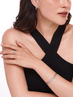 Love Knot Ring in Rhodium Plated Sterling Silver