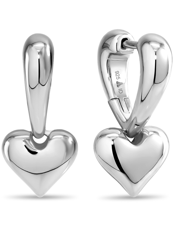 Sweet Heart Hoop Earrings