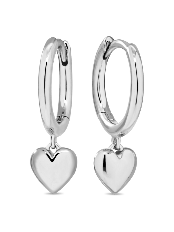Sweet Heart Hoop Earrings