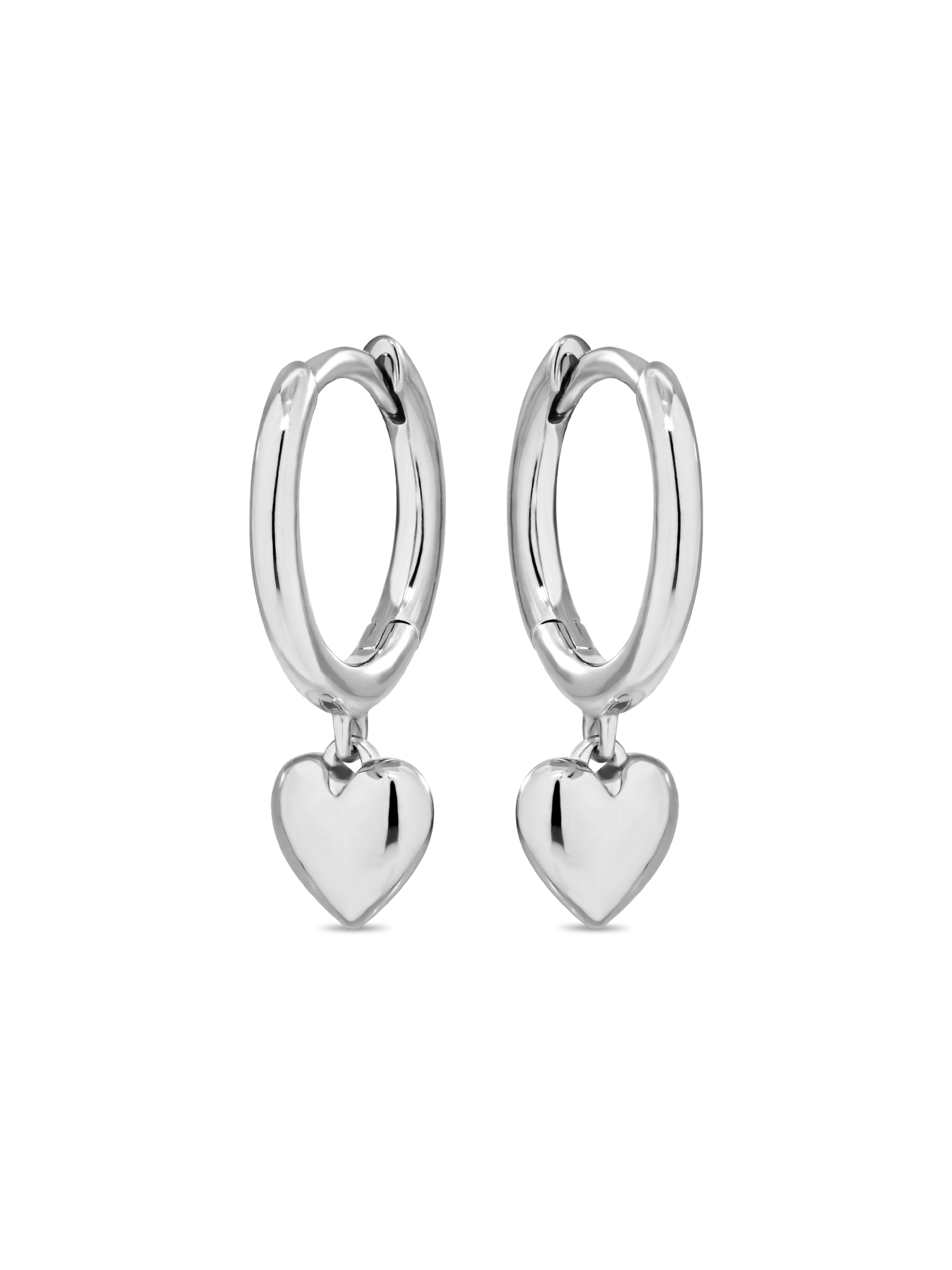 Sweet Heart Hoop Earrings