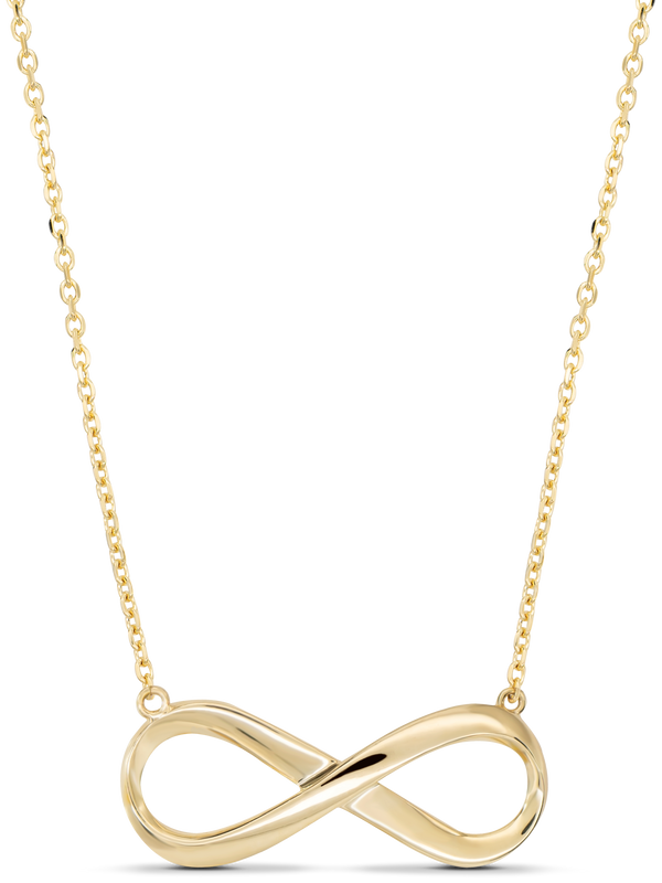 14K Gold Infinity Chain Necklace