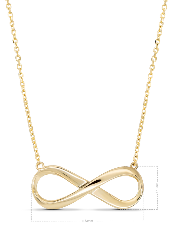 14K Gold Infinity Chain Necklace