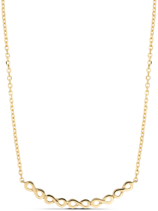 14K Gold Infinity Chain Necklace