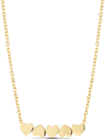 DEVATA Gold Sweet Heart Chain Necklace